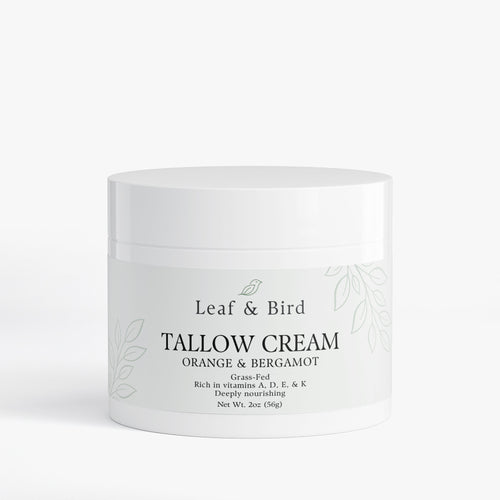 Whipped Grass-Fed Tallow Cream — Orange & Bergamot