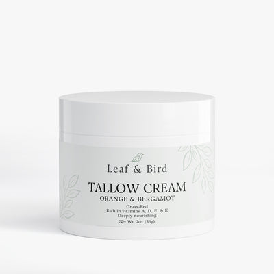 Grass-Fed Tallow Cream — Orange & Bergamot