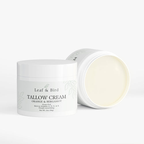 Grass-Fed Tallow Cream — Orange & Bergamot