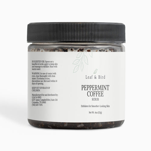 Peppermint Coffee Scrub