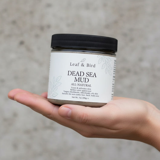 Dead Sea Mud Mask — held in hand, in-use context