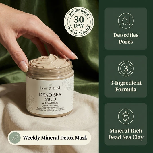 Dead Sea Mud Mask — branded product hero