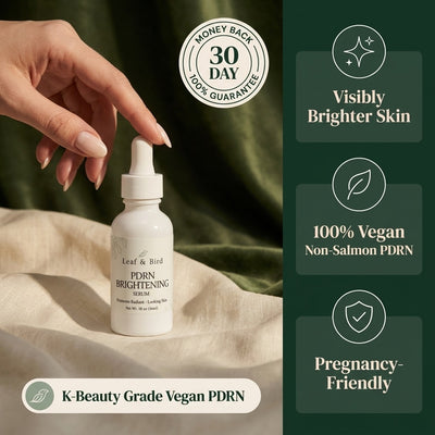 Vegan PDRN Brightening Serum — branded product hero