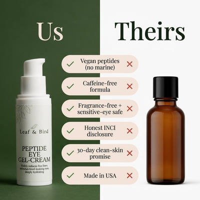Peptide Eye Gel-Cream — comparison vs alternatives