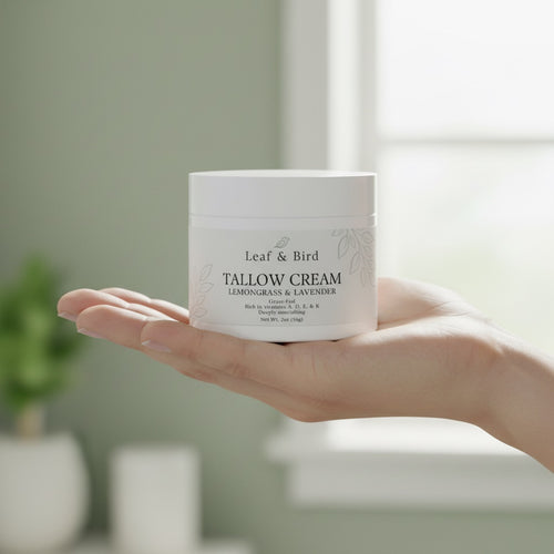 Grass-Fed Tallow Cream — Lemongrass & Lavender