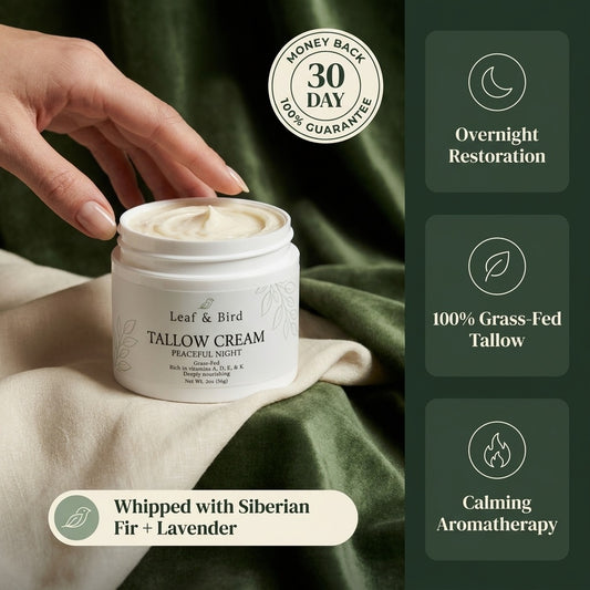 Whipped Tallow Cream — Peaceful Night — branded product hero