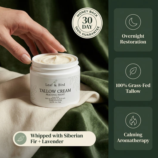 Whipped Tallow Cream — Peaceful Night — branded product hero
