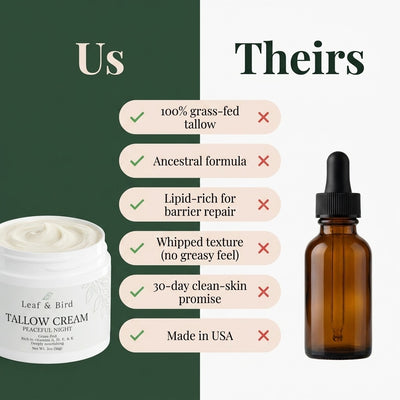 Whipped Tallow Cream — Peaceful Night — comparison vs alternatives