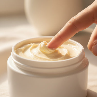 Whipped Tallow Cream — Peaceful Night — whipped texture close-up